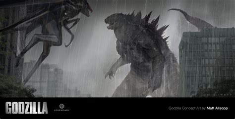 Concept Art World — Godzilla Vs Winged Muto Concept Art By Matt