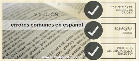 Los 12 Errores Más Comunes En Español Aprende Hablando