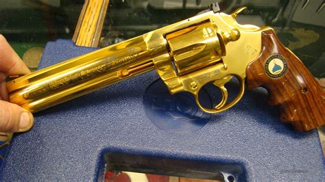 Gold Engraved 1 Of 1000 Colt King Cobra Gold P For Sale