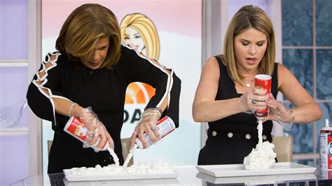 Whip It See Hoda And Jenna Try To Set A Whipped Cream Guinness Record