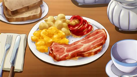 Food In Anime Real Food Recipes Yummy Food Anime Bento Food Artwork