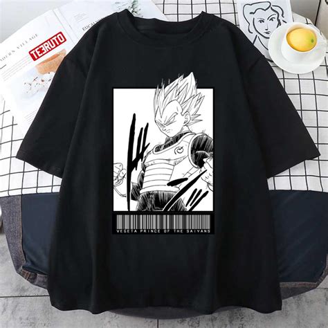 Vegeta Prince Of The Saiyans Code Dbz Dragon Ball T-shirt - Breakshirts