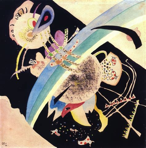 Study For Circles On Black 1921 Wassily Kandinsky