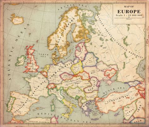 Alternate History Map Of Europe V2 By Regicollis On Deviantart Maps