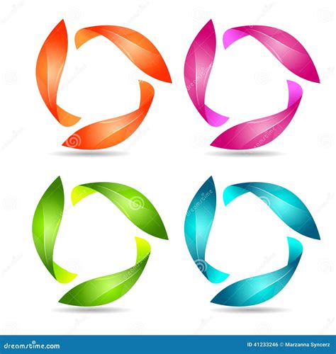 Abstract Colorful Signs Stock Vector Illustration Of Shapes 41233246