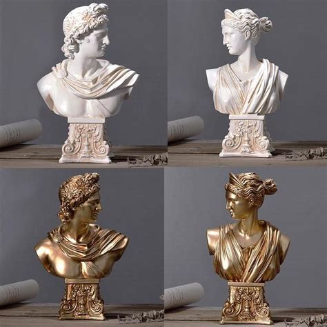 Classic Sculptures Venus Bust Figuring Resin Cast Roman Statues Nordic