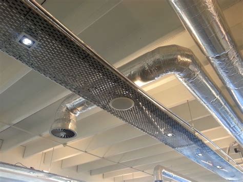 Exposed Ducting And Cable Trays Cable Tray Celling Design Track