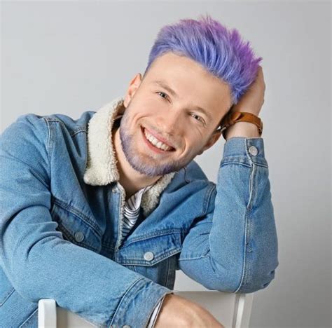 25 Eye Catching Purple Hairstyles For Men 2023 Mens Style