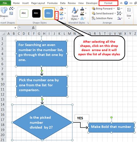 How To Create Flowchart With Excel Create Info Riset