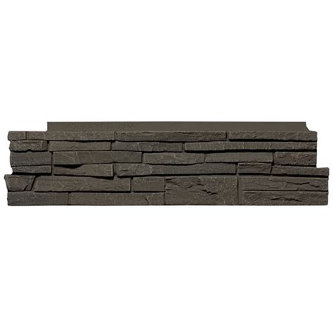 Quality Stone Stacked Stone Left Corners Grey Blend 4 Pack Qsssg