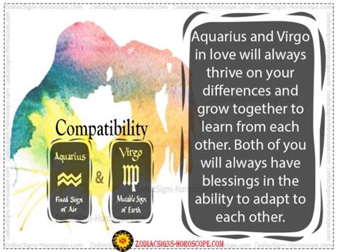 Aquarius And Virgo Compatibility Love Life And Patibility