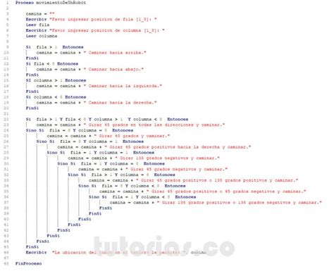 Sentencia Si Sino Pseint Movimiento De Un Robot Tutorias Co My XXX Hot Girl