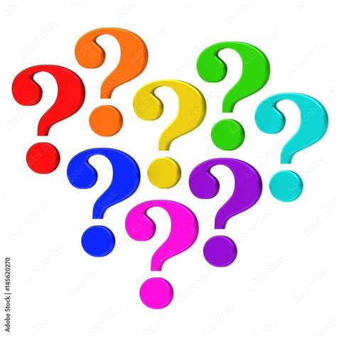 Colorful Question Marks