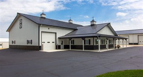 Morton Buildings Farm Shop In Chana Illinois Metal Farm Buildings