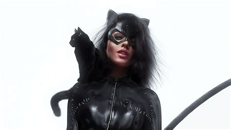 3840x2160 Catwoman Art Wtih Cat 4k Hd 4k Wallpapersimagesbackgrounds