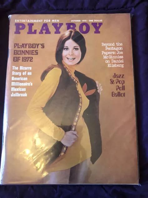 Vintage October Playboy Magazine Sharon Johansen Playmate Month