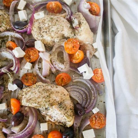 greek chicken sheet pan dinner a savory feast