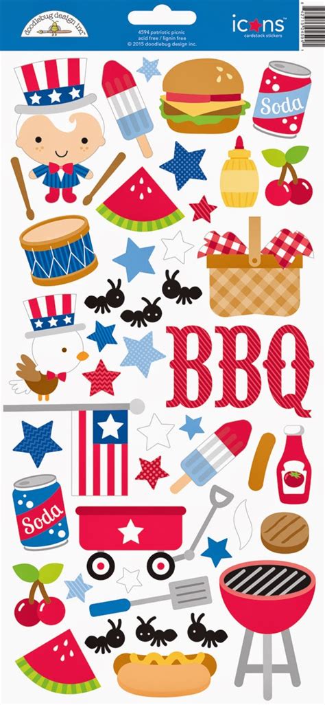 Doodlebug Design Inc Blog Introducing The New Patriotic Picnic Collection