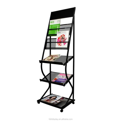 Magazine Display Rack Flyer Holder Brochure Stand Buy Magazine Rack