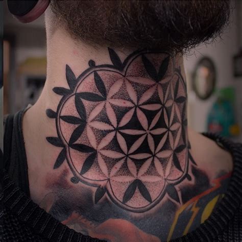Sacred Geometry Chest Tattoo