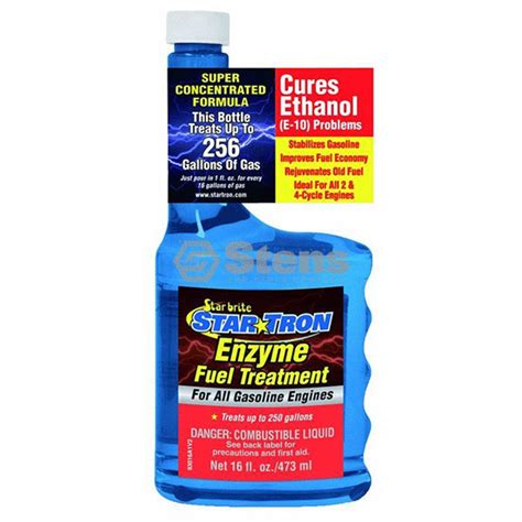 If premium is recommended, this is the engine's optimal fuel. Star Tron Gasoline Additive 16 oz Bottle Lawn Mower ...
