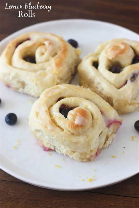 A dictionary and guide d.i.y. Lemon Blueberry Rolls | - Tastes Better From Scratch