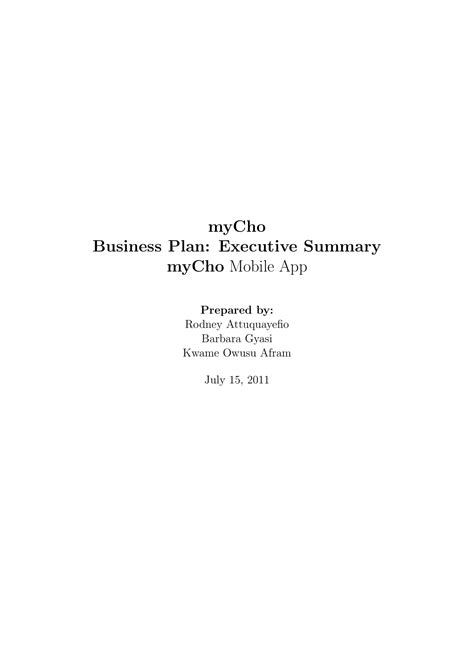 It also serves as your company's resume, explaining your objectives to investors, partners, employees and vendors. 9+ Business Plan Executive Summary Examples - PDF | Examples