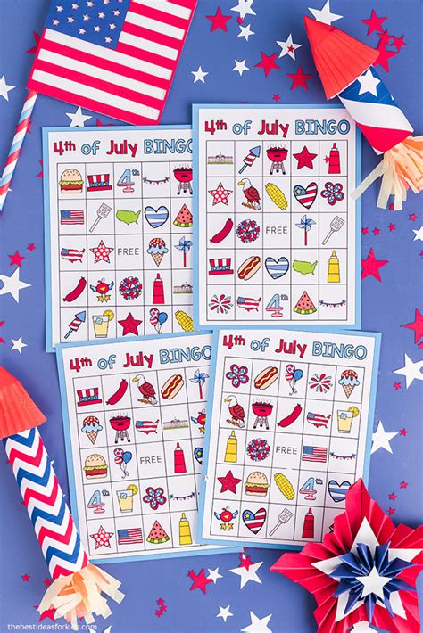 4th Of July Bingo The Best Ideas For Kids