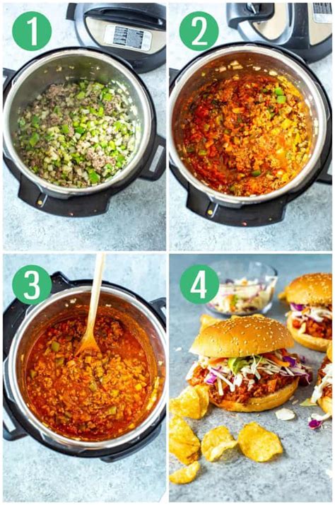 Easiest Instant Pot Sloppy Joes Eating Instantly