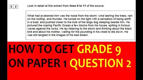 English Language Paper 1 Q2 Example Floss Papers