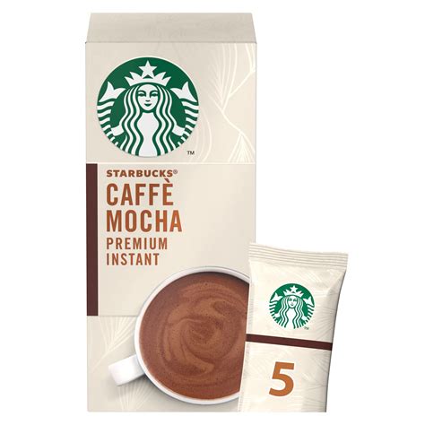 Buy Starbucks Mocha Premium Instant Coffee Sachets 5 X 22g Online At