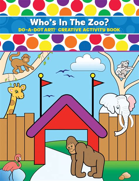 Do A Dot Art Zoo Animals Activity Book Blue Turtle Toys