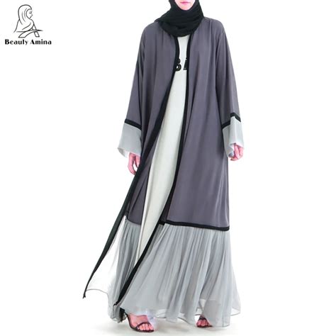 High Quality Pleats Style Muslim Dubai Open Kimono Customized Women
