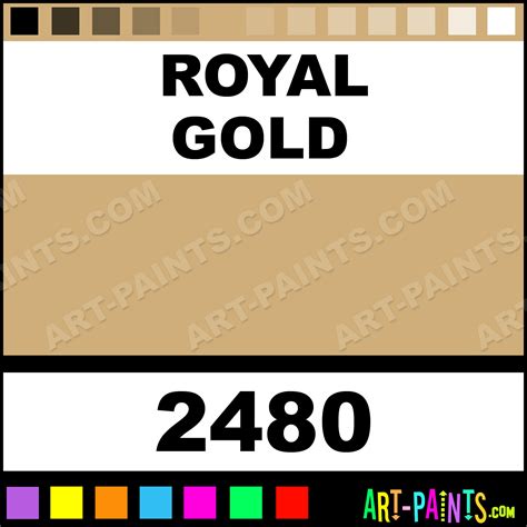 Royal Gold Metallics Acrylic Paints 2480 Royal Gold Paint Royal