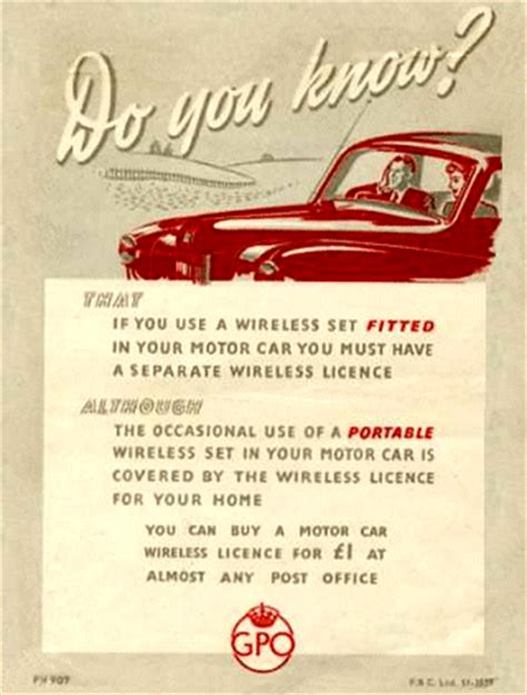 I mean, what do they do? Sixties City - Television and Radio Detector Vans and Licences