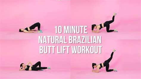 fitness 10 minutes natural brazilian butt lift workout fitness and beauty youtube
