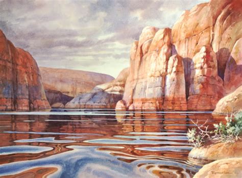 The colors suggested for painting this landscape are white, ultramarine blue, crimson, raw sienna, indian yellow, warm yellow, viridian green, burnt sienna. How to Paint texture in rocks and cliffs and reflections ...