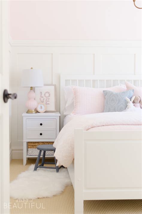 Sweet Pink And White Little Girls Bedroom Toddler