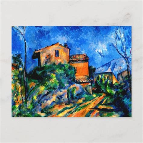 Cezanne Maison Maria With A View Of Chateau Noir Postcard