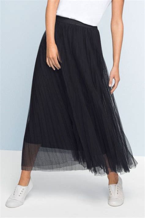 Emerge Pleated Tulle Skirt Pleated Tulle Skirt Tulle Skirt Skirts