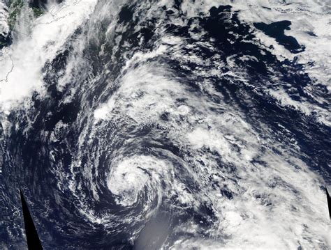 Nasa Sees Tropical Storm 12w Over The Open Northwestern Pacific Ocean