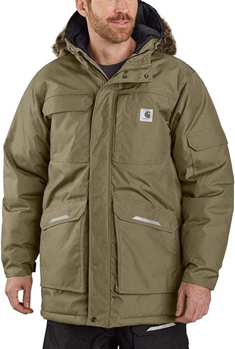Carhartt Mens Big And Tall Yukon Extremes Loose Fit Insulated Parka