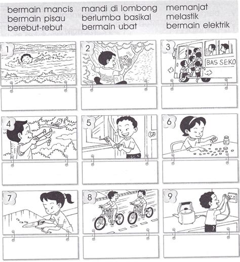 Lembaran Kerja Bahasa Melayu Tahun 2 Malay Language Math Activities