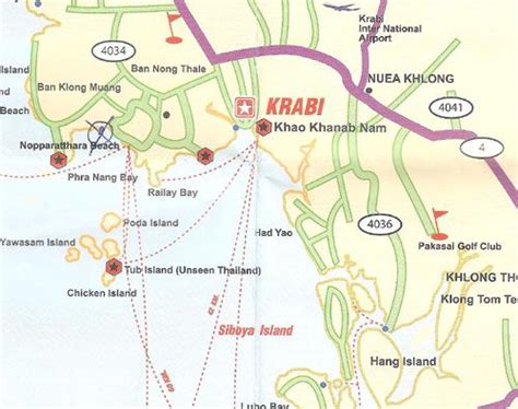 Krabi Map Overview Krabi Krabi Map Krabi Beach