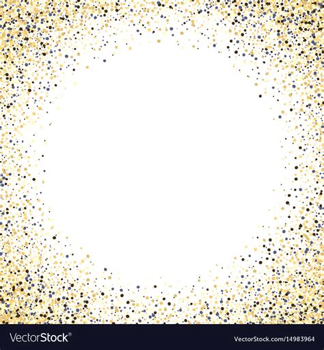 Gold Glitter Background Fram Royalty Free Vector Image