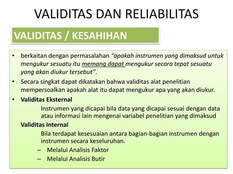 Pengertian Uji Validitas Dan Reliabilitas Instrumen Penelitian Contoh Hot Sex Picture