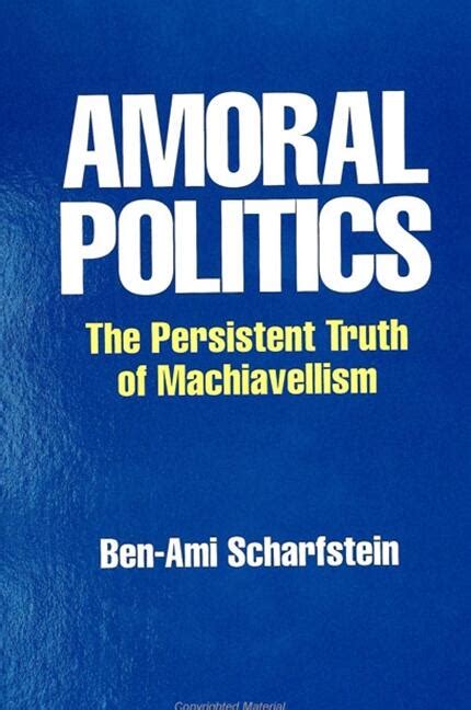 Amoral Politics State University Of New York Press