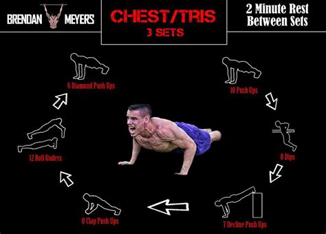 chest and tris exercícios de treino dicas de treino calistenia