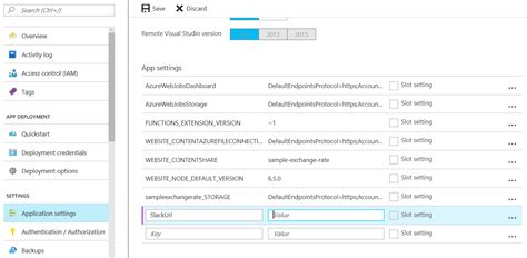 Azure function supports only limited part of app.config. Creating an Azure Function in F# from the ground up (Part 2)