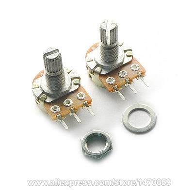 WH148 B50K 50K Ohm Rotary Potentiometer Pot Kit Linear Taper 3 PIN